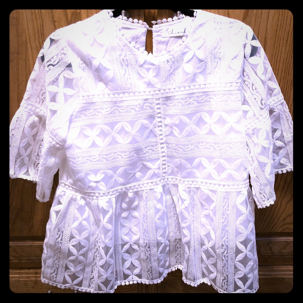 Chicwish lace blouse